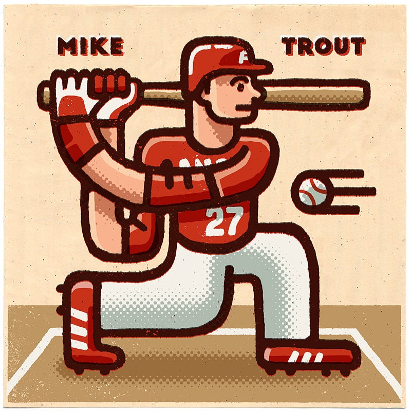 Mike Trout Portrait