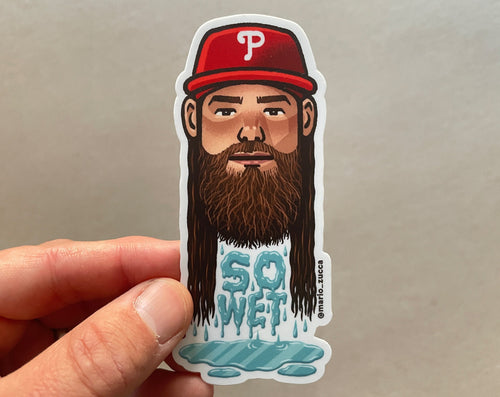 Brandon Marsh "So Wet" Sticker