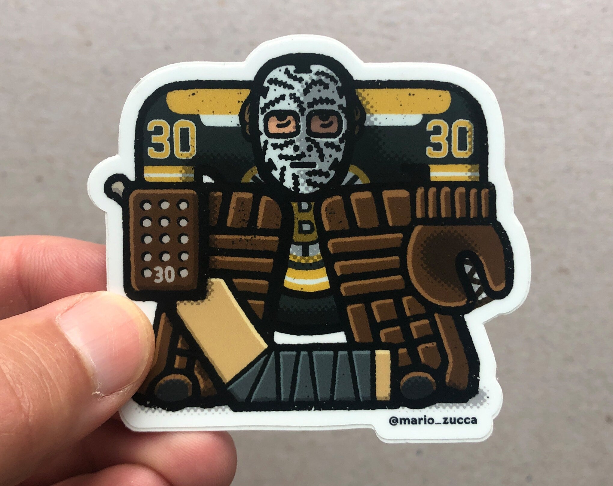 Gerry Cheevers Sticker