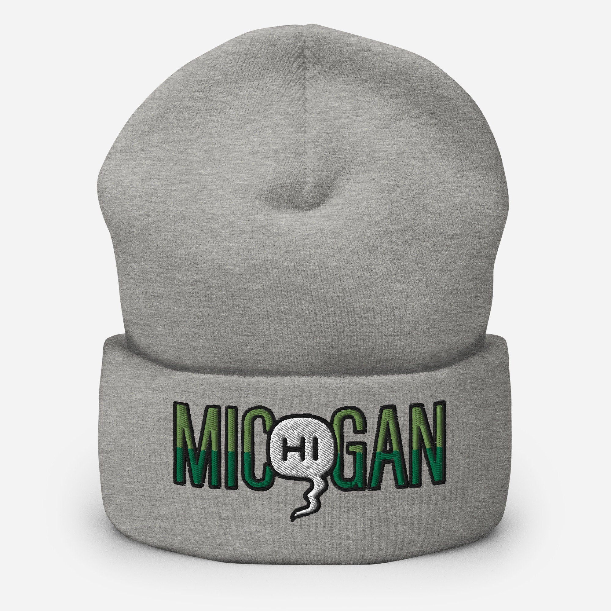 Mic(Hi)gan Embroidered Beanie