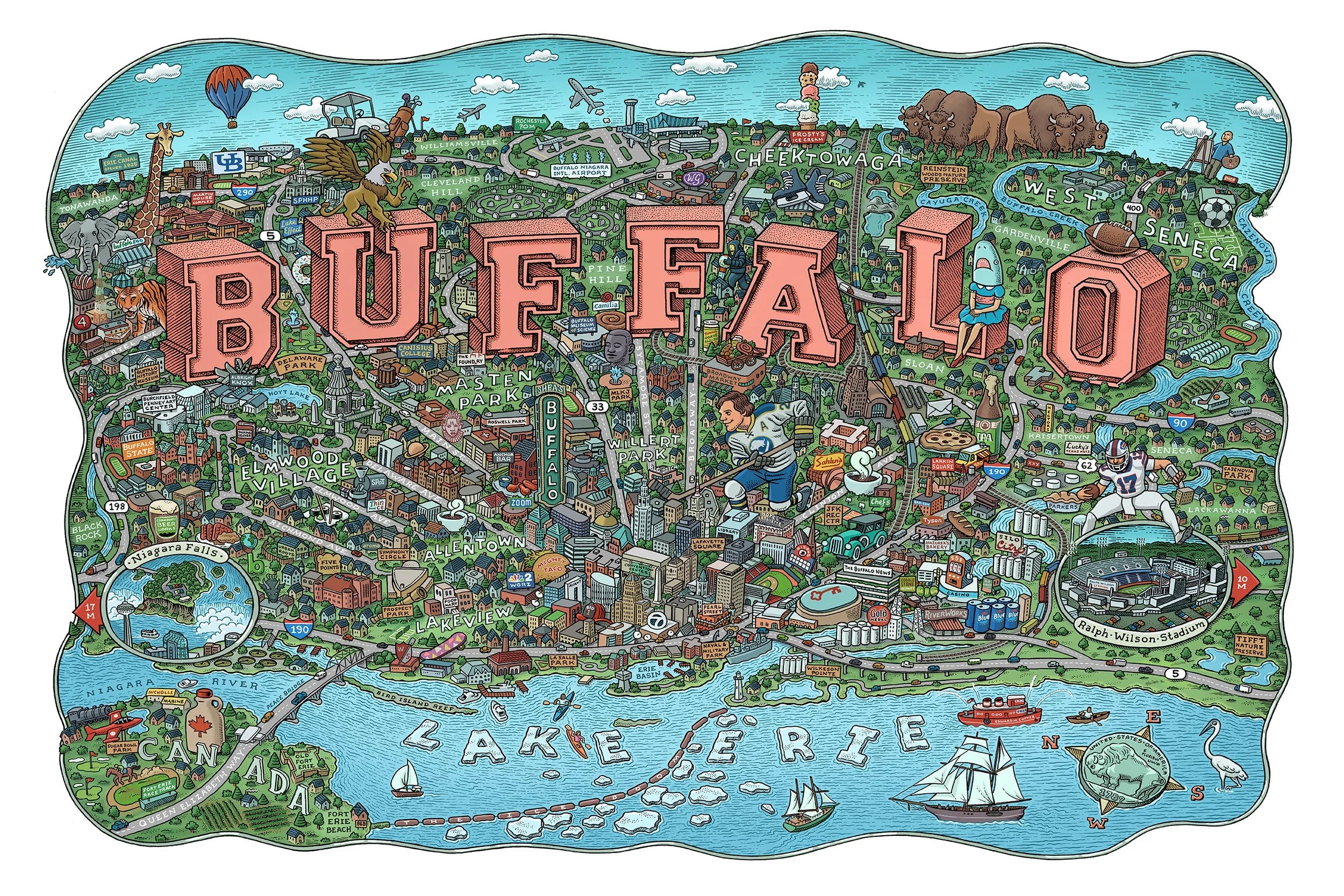 Buffalo Map