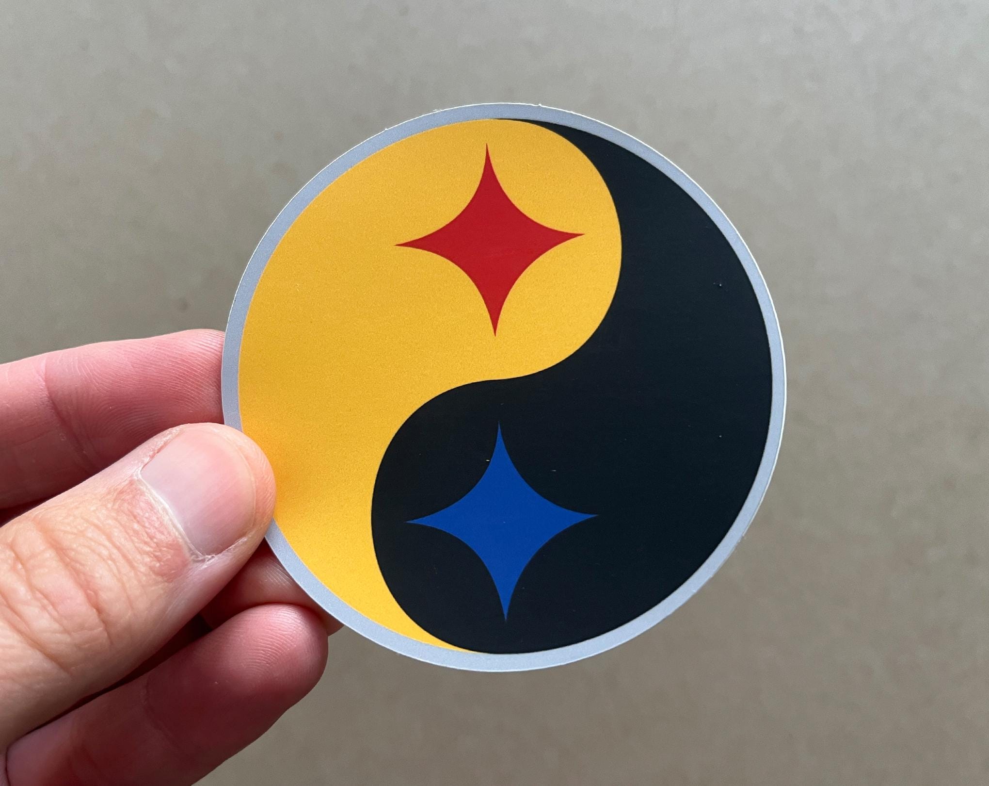 Yinz Yang Sticker