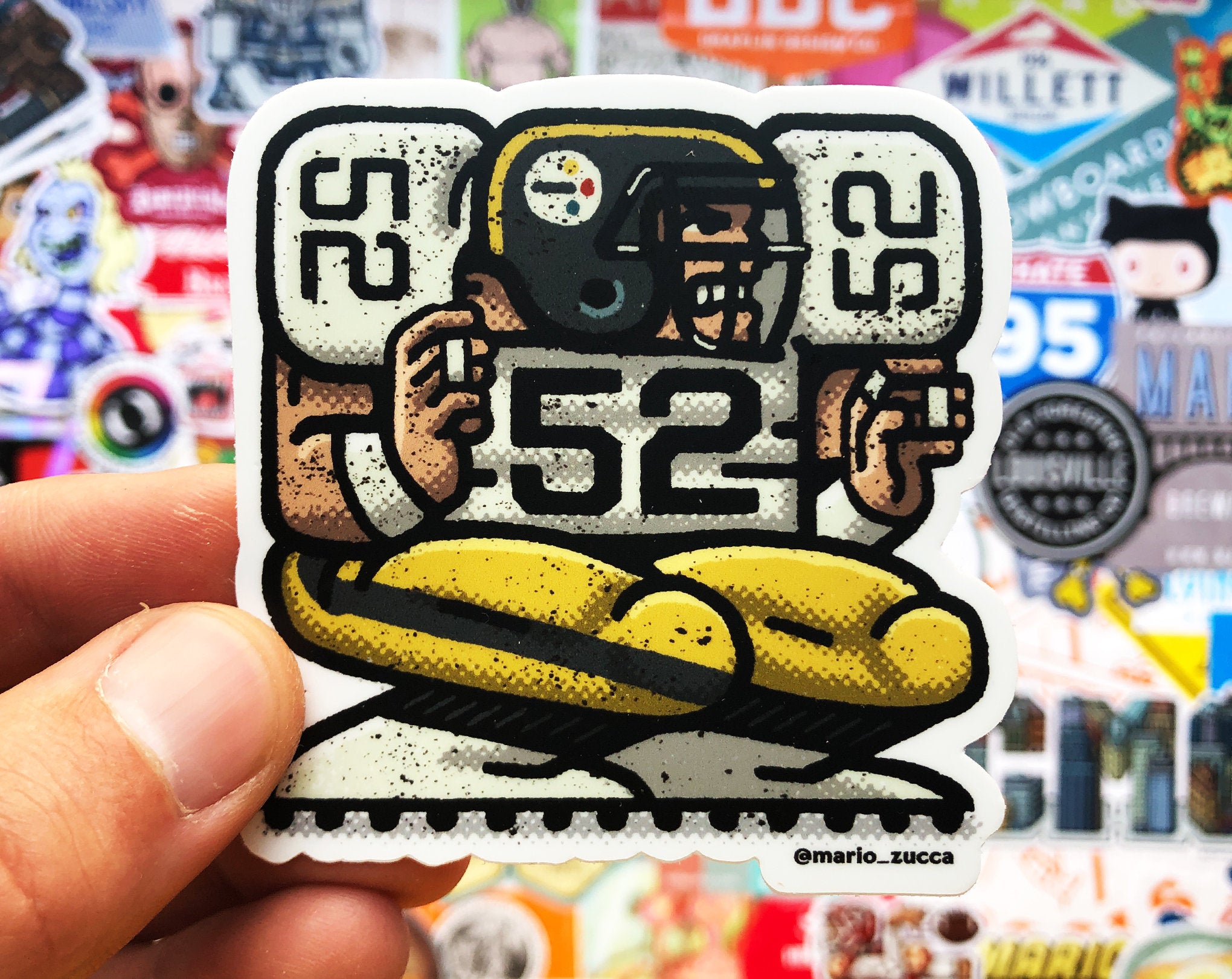 Mike Webster Sticker