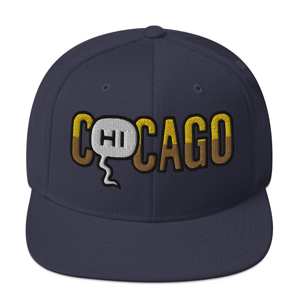 C(Hi)cago Embroidered Snapback Hat
