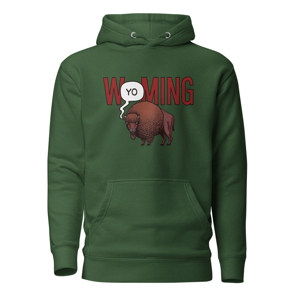 W(Yo)ming Bison Unisex Hoodie