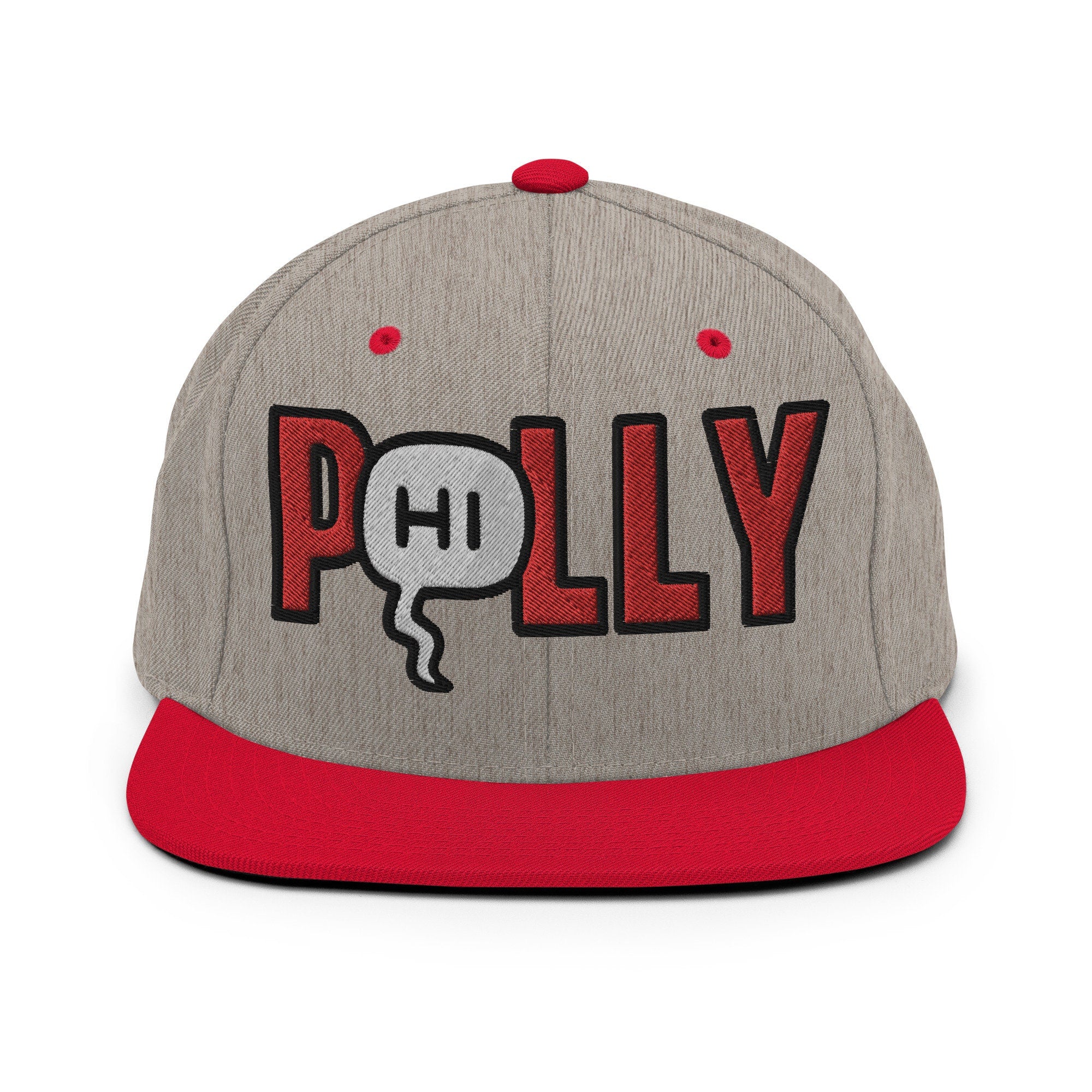 P(Hi)lly Embroidered Snapback Hat