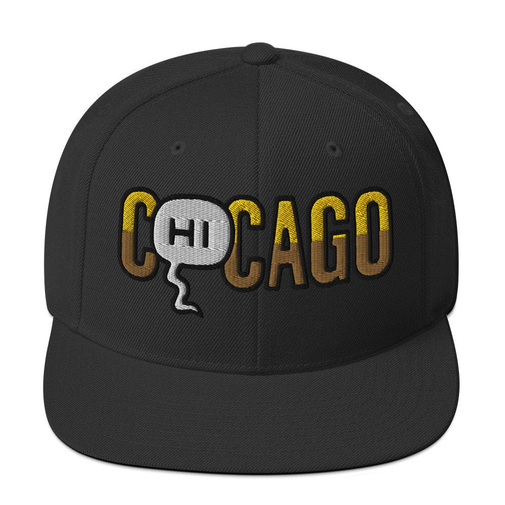 C(Hi)cago Embroidered Snapback Hat