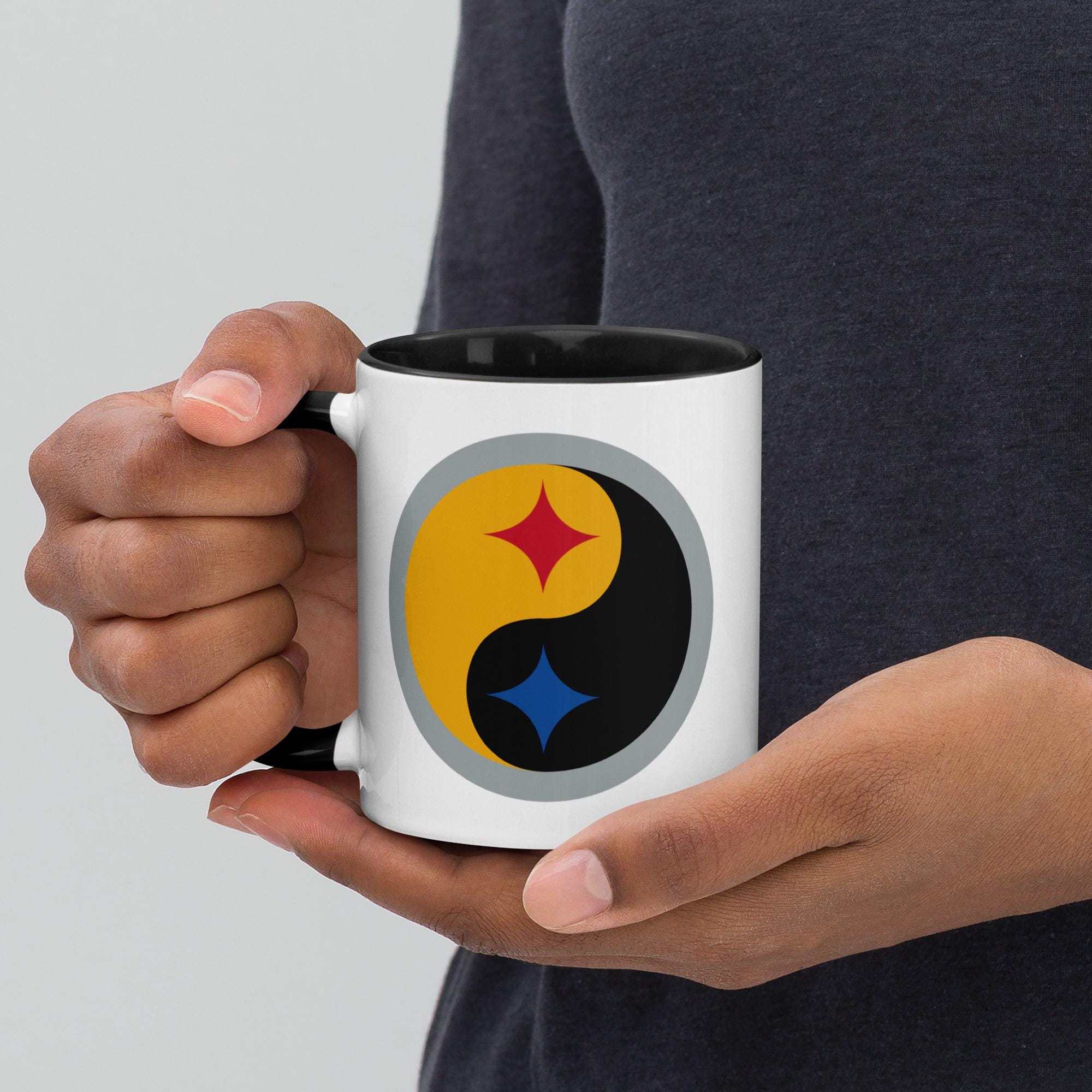 Yinz Yang Mug with Color Inside