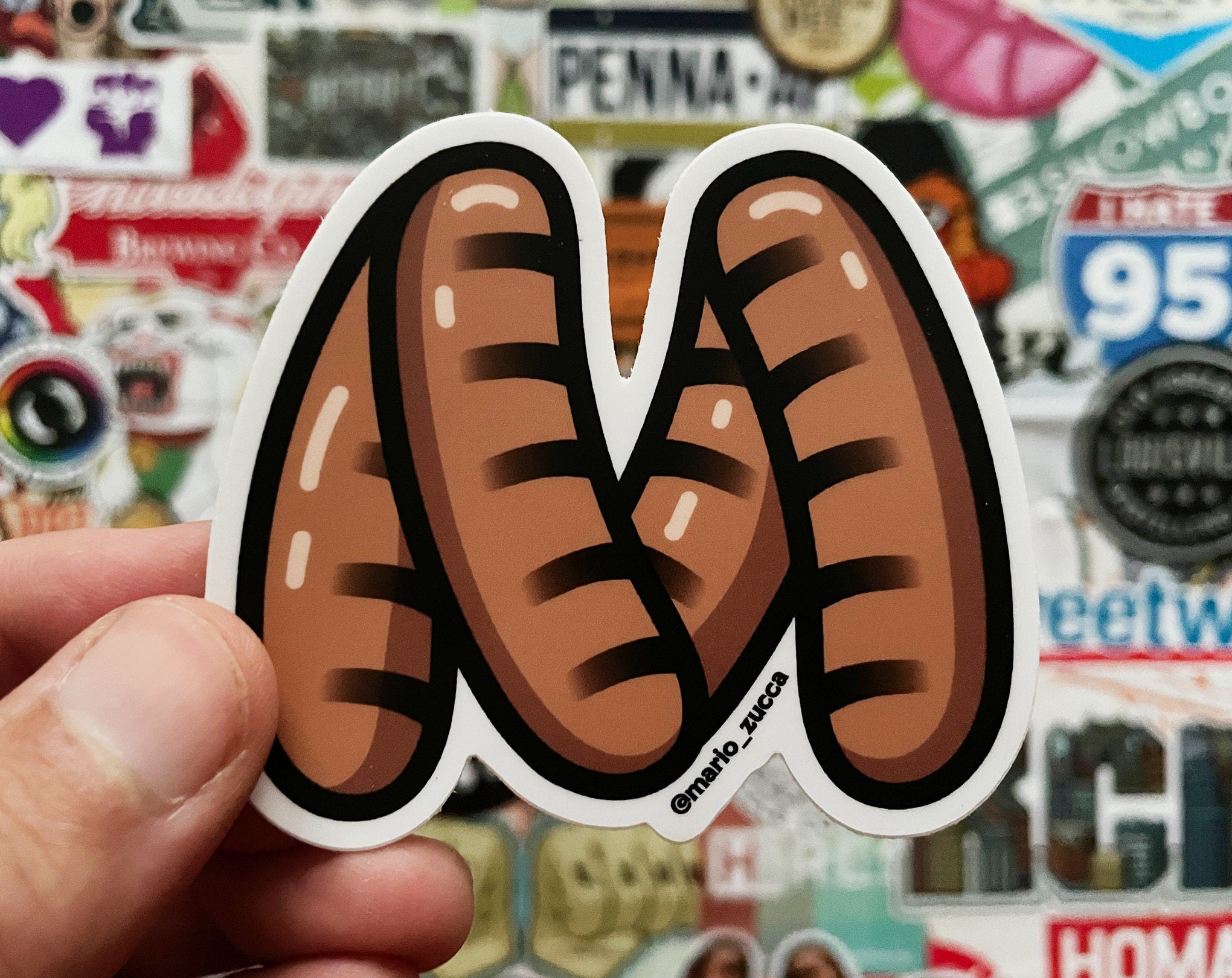 Milwaukee "MMMM Brats" Sticker