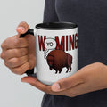 W(Yo)ming Bison Mug with Color Inside