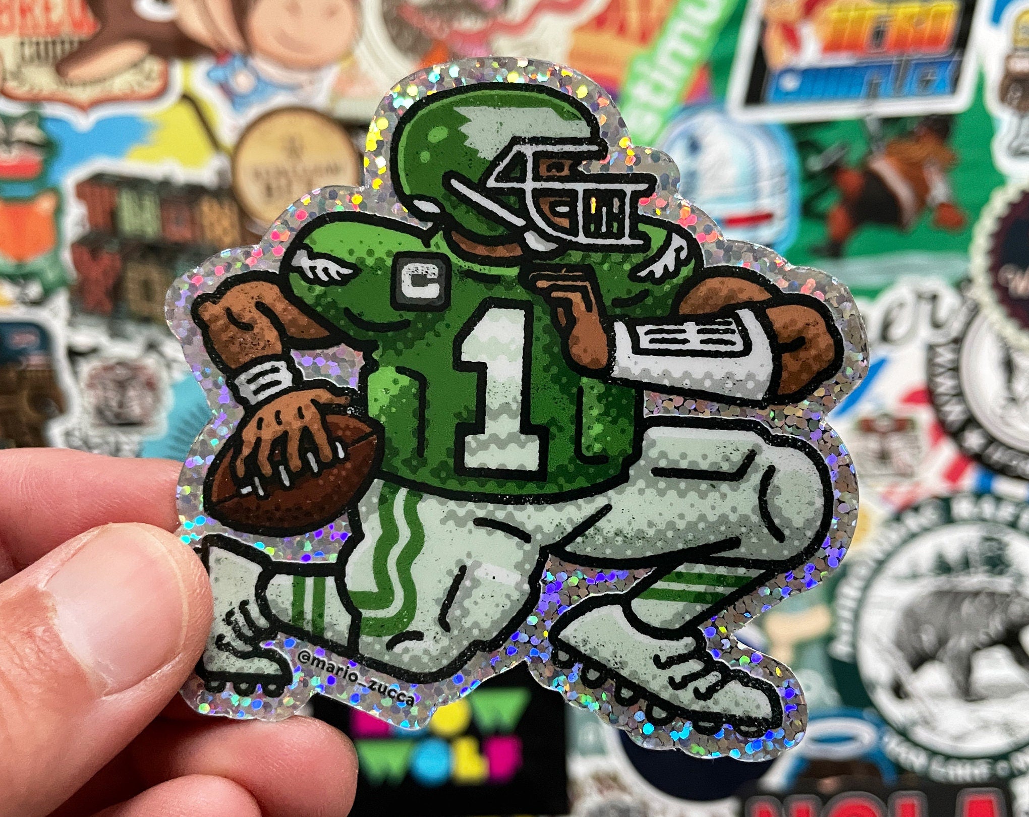 Jalen Hurts *Glitter* Sticker