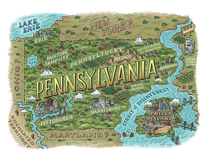 Philly Island Map