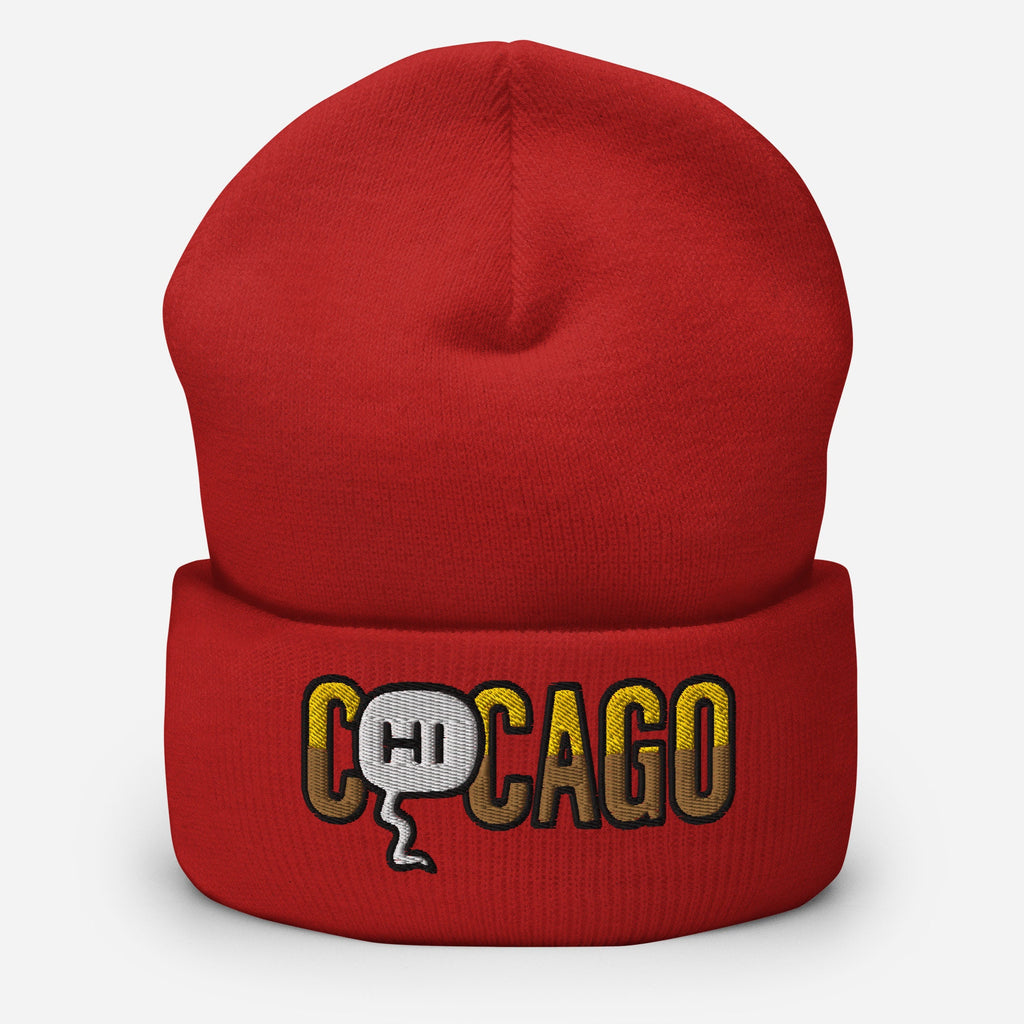 C(Hi)cago Embroidered Beanie