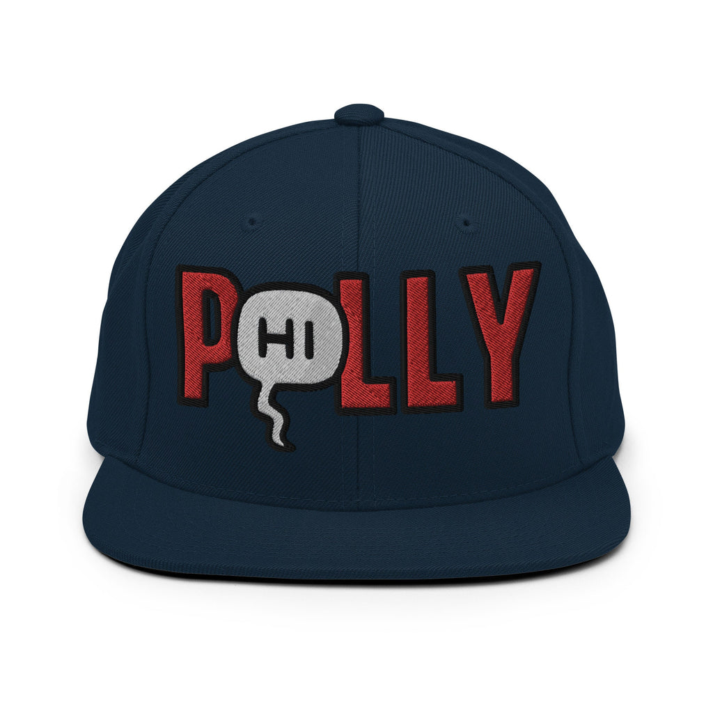 P(Hi)lly Embroidered Snapback Hat