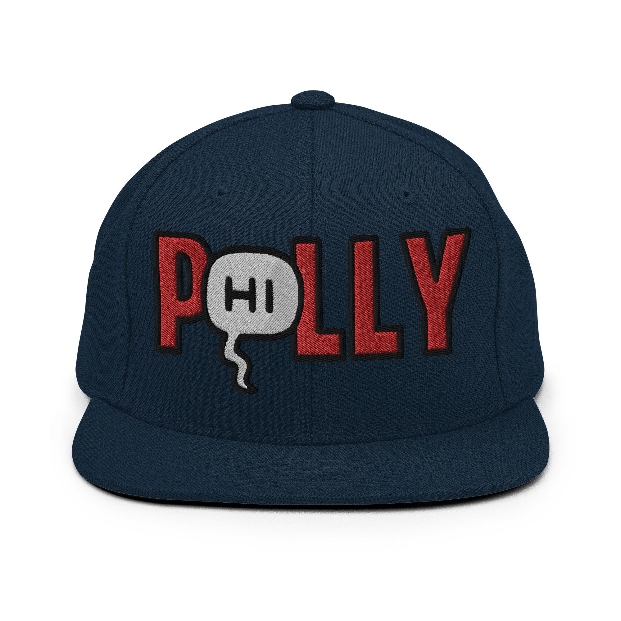 P(Hi)lly Embroidered Snapback Hat
