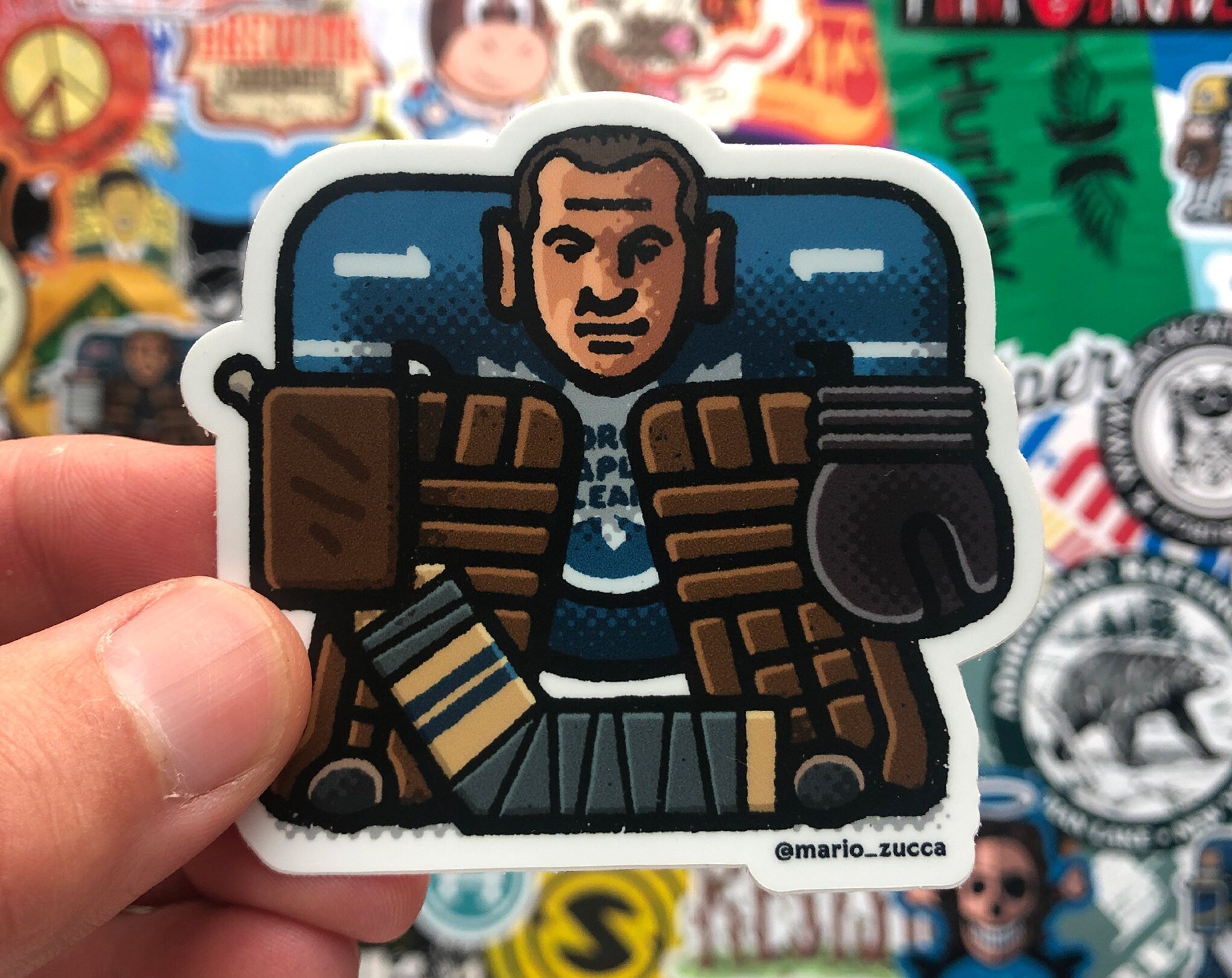 Johnny Bower Sticker