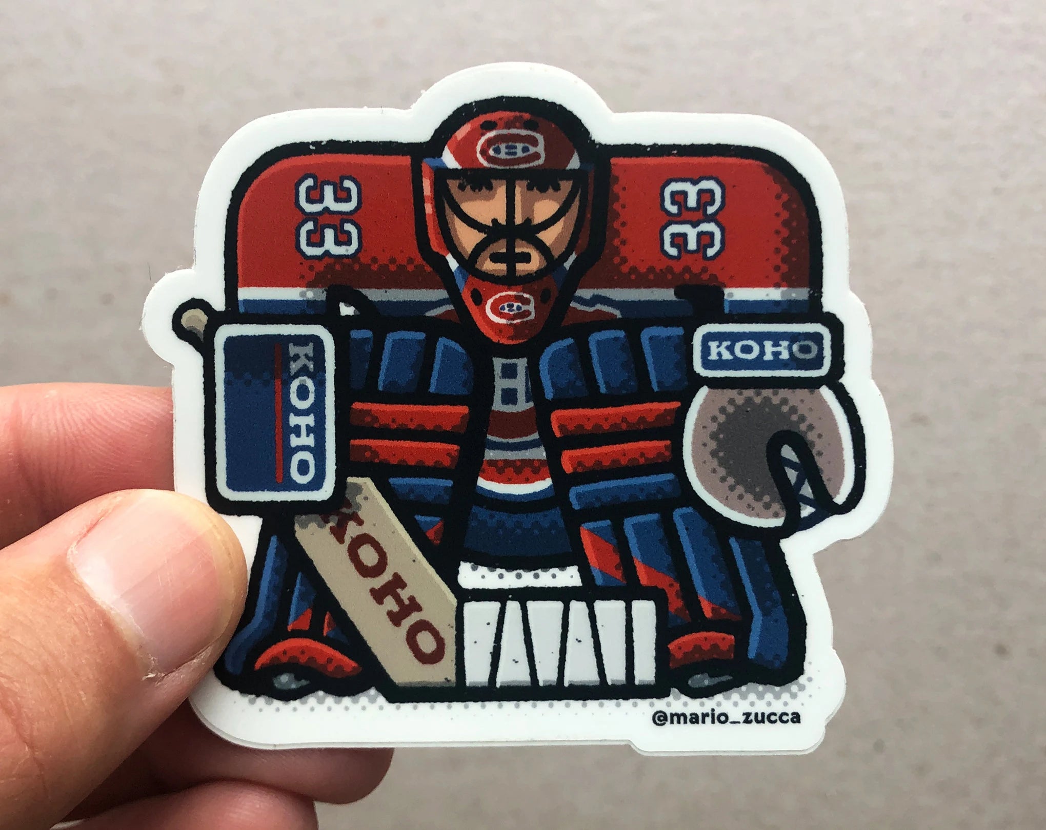 Patrick Roy Sticker (Canadiens)