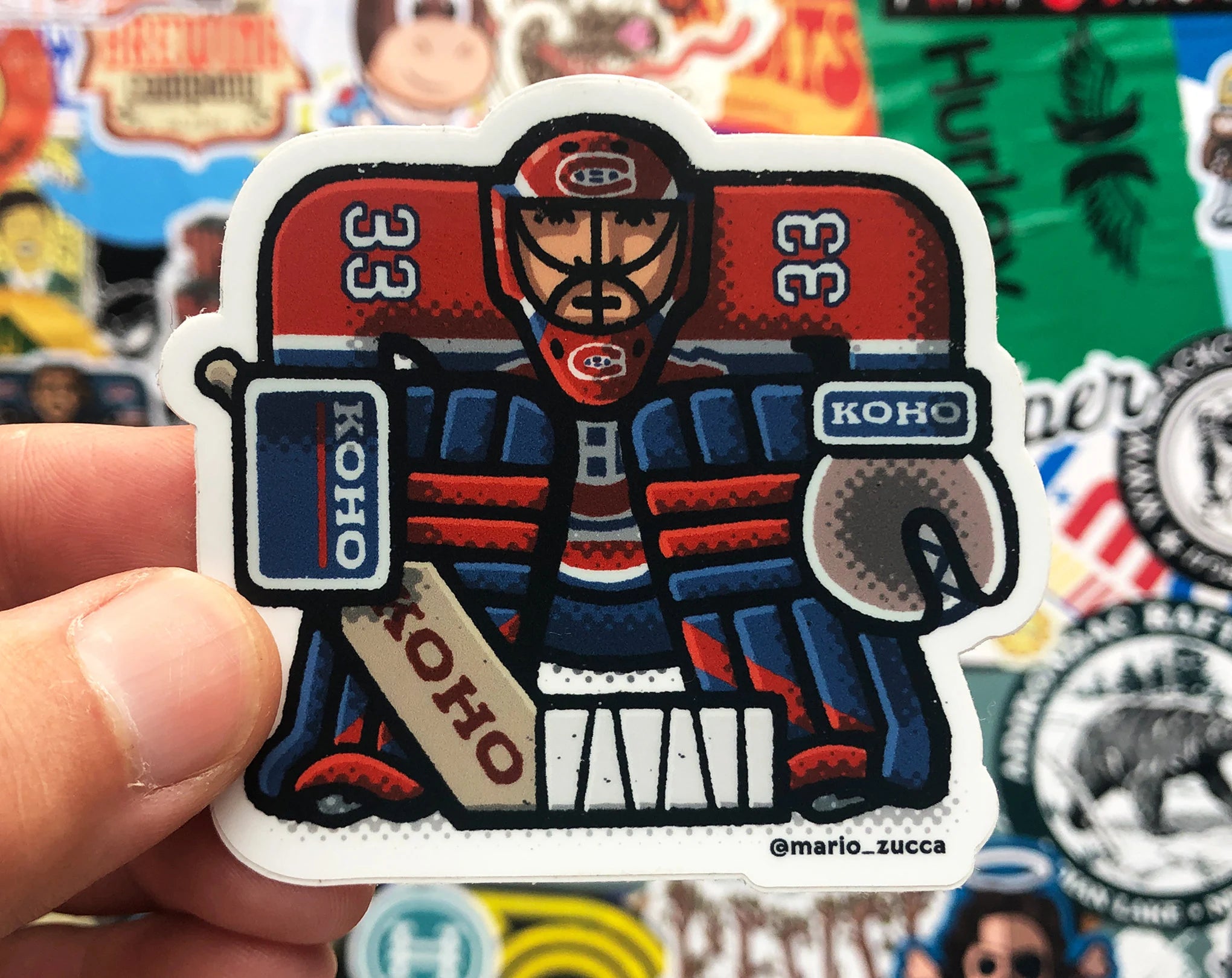Patrick Roy Sticker (Canadiens)