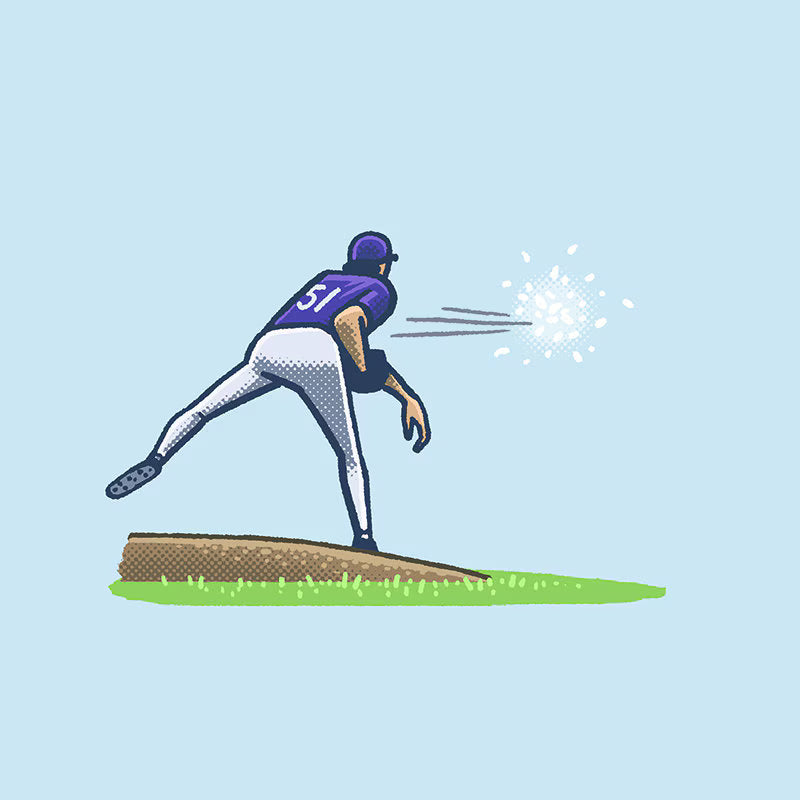 Randy Johnson Kills a Dove with a Pitch