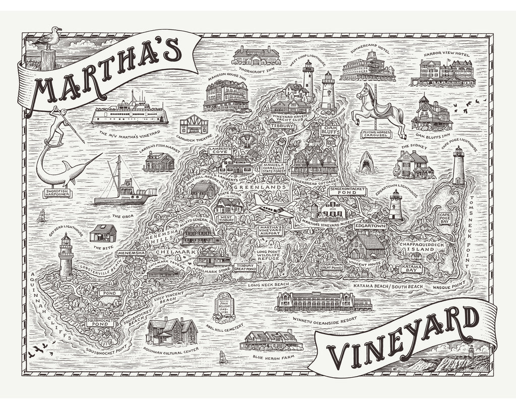 Martha's Vineyard Map
