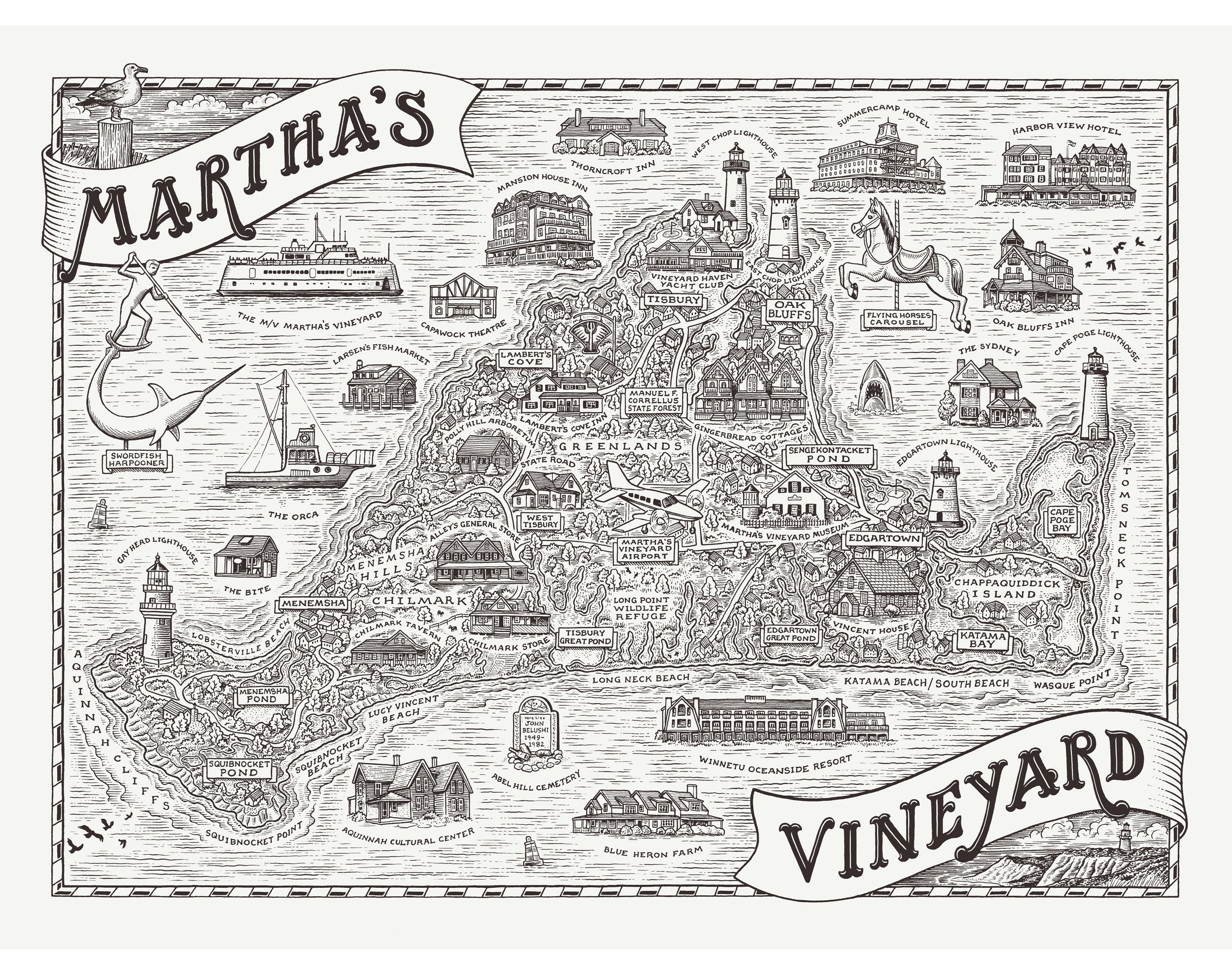 Martha's Vineyard Map
