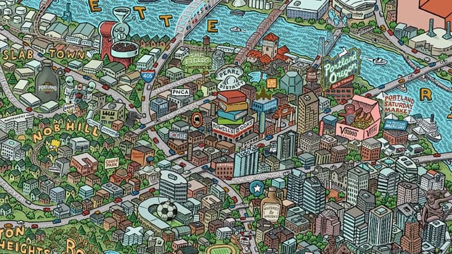 Portland Map
